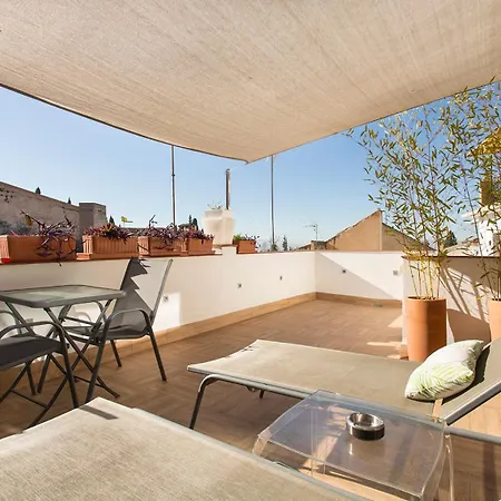 Apartamento Con Terraza Y Cochera Albaycin Grenade Extérieur photo